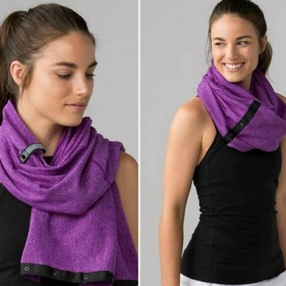 Lululemon Vinyasa Scarf *Rulu‎ Ultra Violet Multi wear - Picture 1 of 9